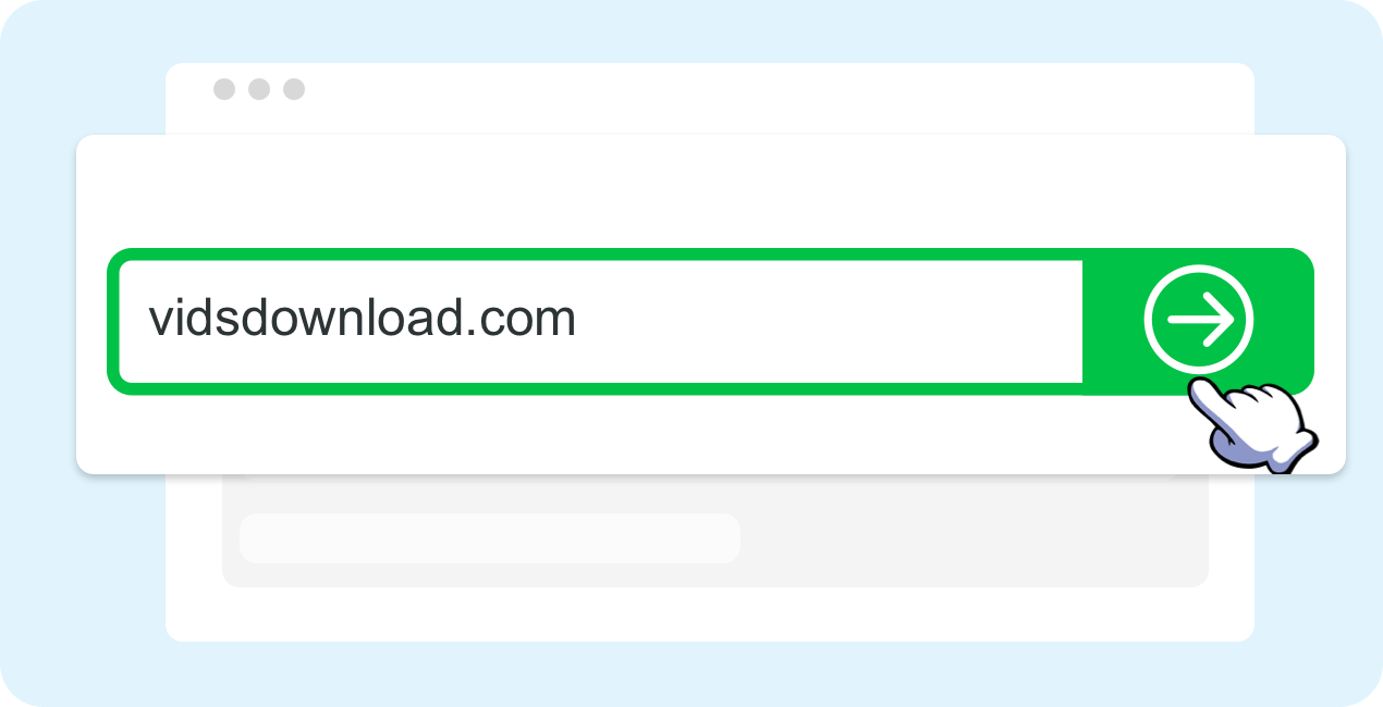 Paste the link into the input box